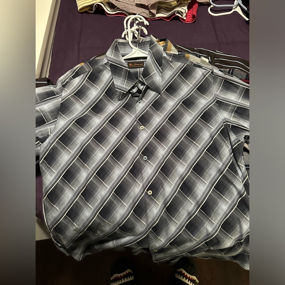 Pre-loved Ben Sherman Long Sleeve Button Up Shirt Size “4XL”